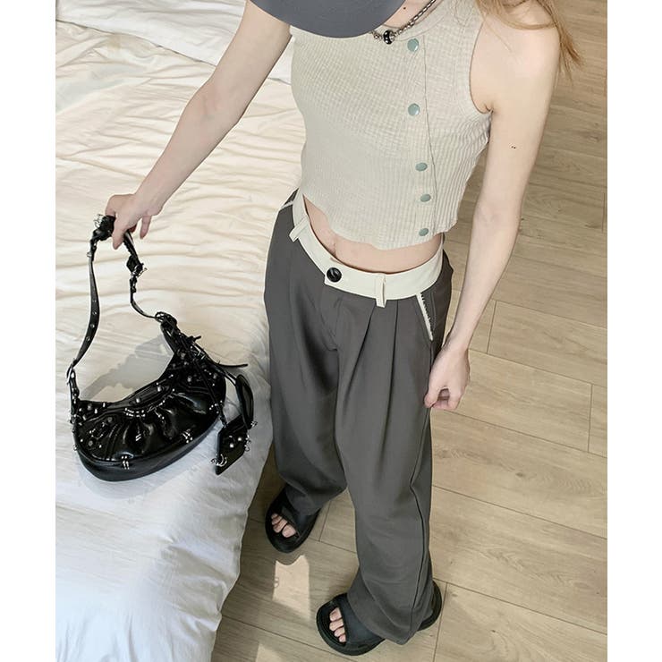 ゆったりワイドパンツ | aimoha  | 詳細画像12