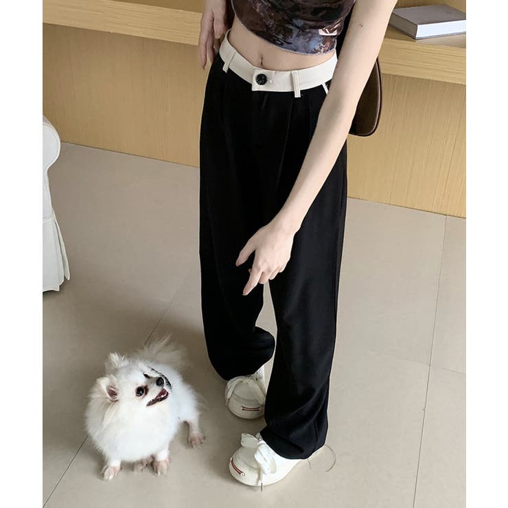 ゆったりワイドパンツ | aimoha  | 詳細画像2