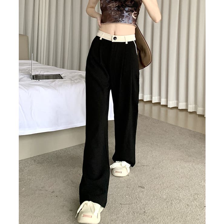 ゆったりワイドパンツ | aimoha  | 詳細画像3