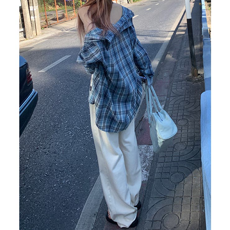 ゆったりロング丈デニムパンツ | aimoha  | 詳細画像2 