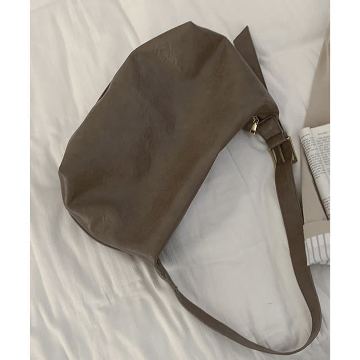 PUレザー大きめショルダーバッグ | aimoha  | 詳細画像20 