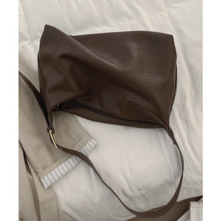 PUレザー大きめショルダーバッグ | aimoha  | 詳細画像22 