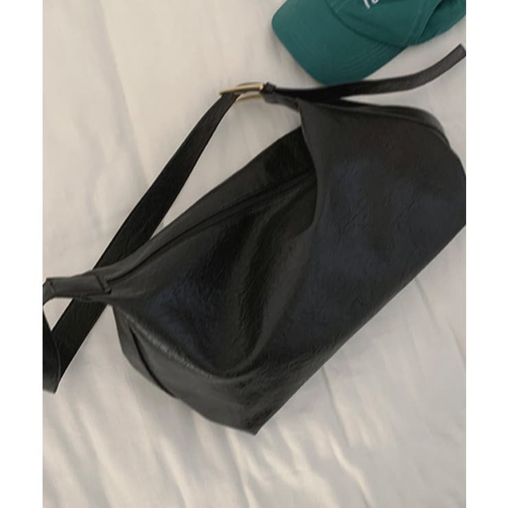 PUレザー大きめショルダーバッグ | aimoha  | 詳細画像25 