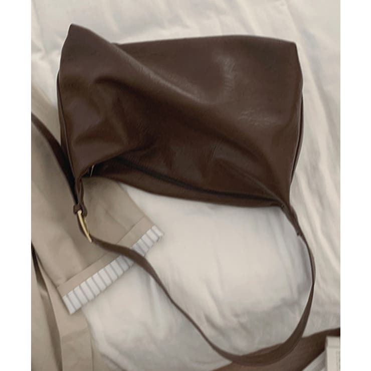 PUレザー大きめショルダーバッグ | aimoha  | 詳細画像27 