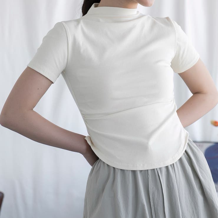 Tシャツ フェミニン半袖トップス レディース【SS】 | aimoha  | 詳細画像1 