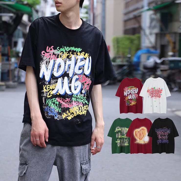 HOOK -select-  ポッププリント半袖TEE Tシャツ【SS】 | HOOK | 詳細画像1 