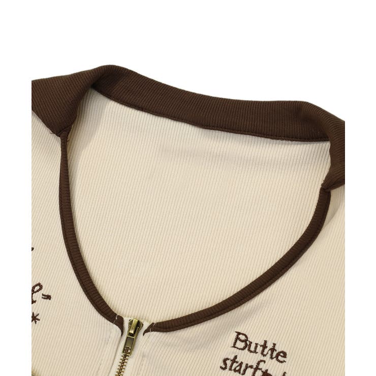 【HOOK】for girls アメカジバターフライプリントジップトップス【SS… | HOOK | 詳細画像11 