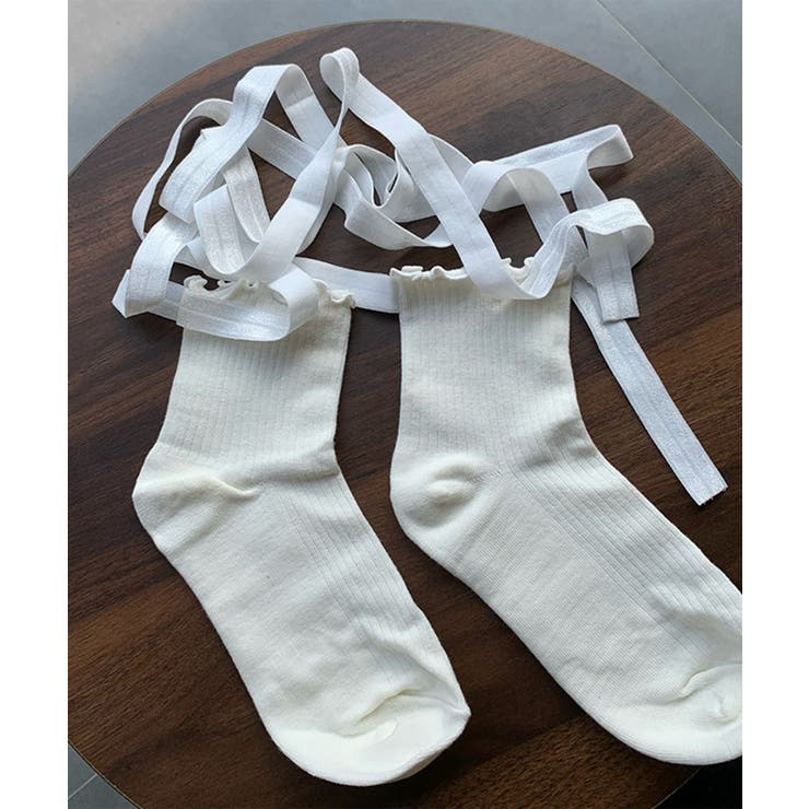 「Jasmine」リボンソックス レディース Jasmine | aimoha  | 詳細画像3 