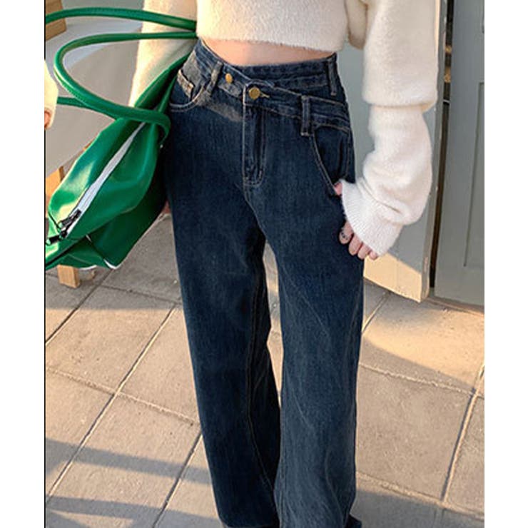 【Jasmine】ウエストデザインデニムパンツ Jasmine Grandifl… | aimoha  | 詳細画像8 