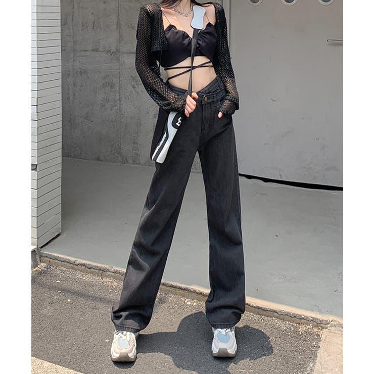 【Jasmine】ウエストデザインデニムパンツ Jasmine Grandifl… | aimoha  | 詳細画像10 