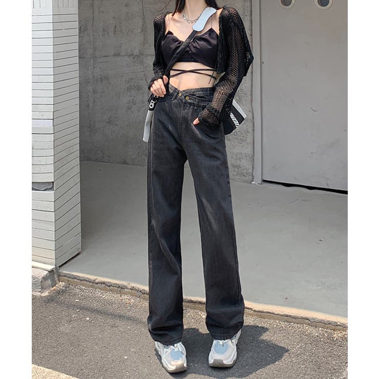 【Jasmine】ウエストデザインデニムパンツ Jasmine Grandifl… | aimoha  | 詳細画像11 