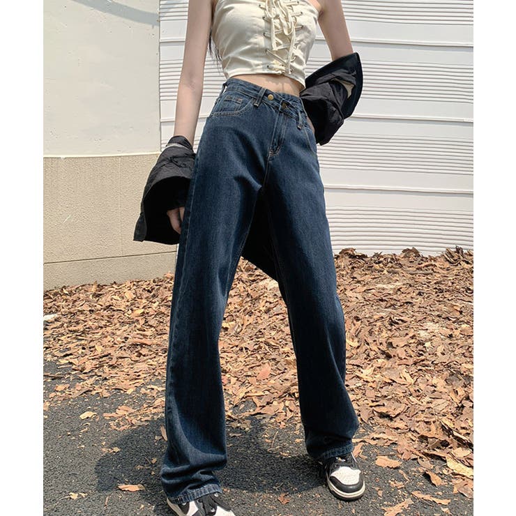 【Jasmine】ウエストデザインデニムパンツ Jasmine Grandifl… | aimoha  | 詳細画像12 