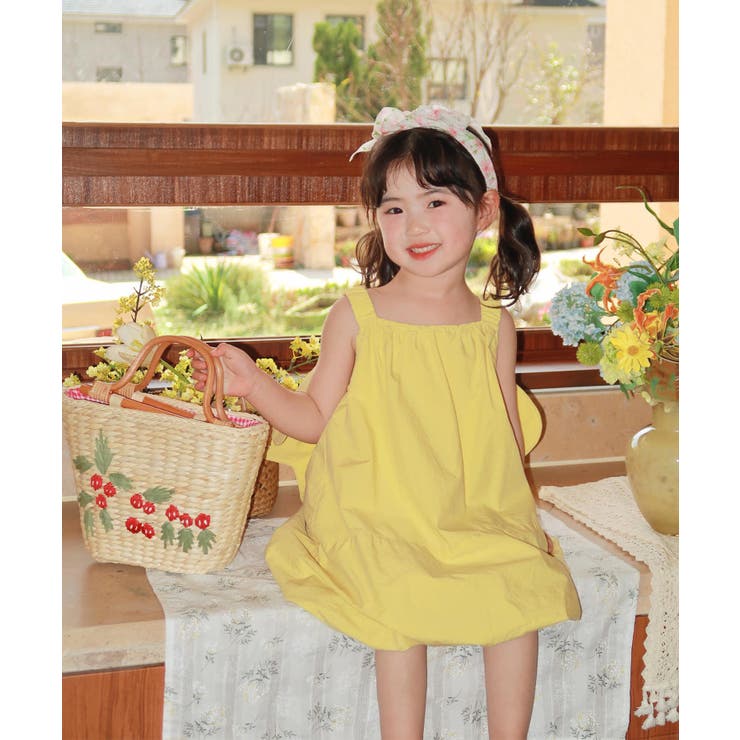 【aimoha-KIDS-】ちょうちょワンピース 【SS】 | aimoha kids | 詳細画像6 