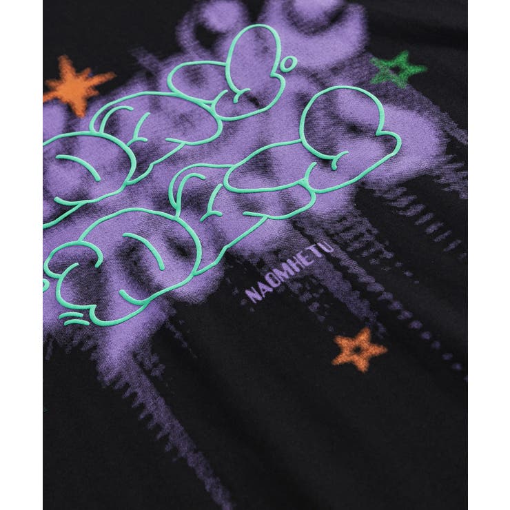 HOOK -select-  ポッププリント半袖TEE Tシャツ【SS】 | HOOK | 詳細画像10 