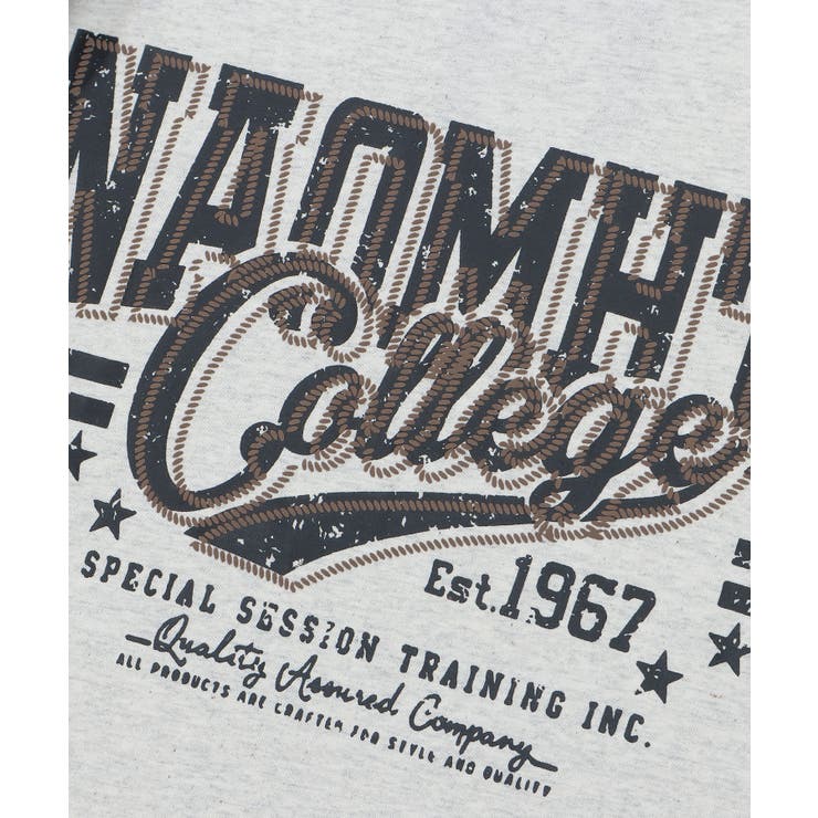 HOOK  select アメカジ英字プリントラグランスリーブビッグTEE | HOOK | 詳細画像5 