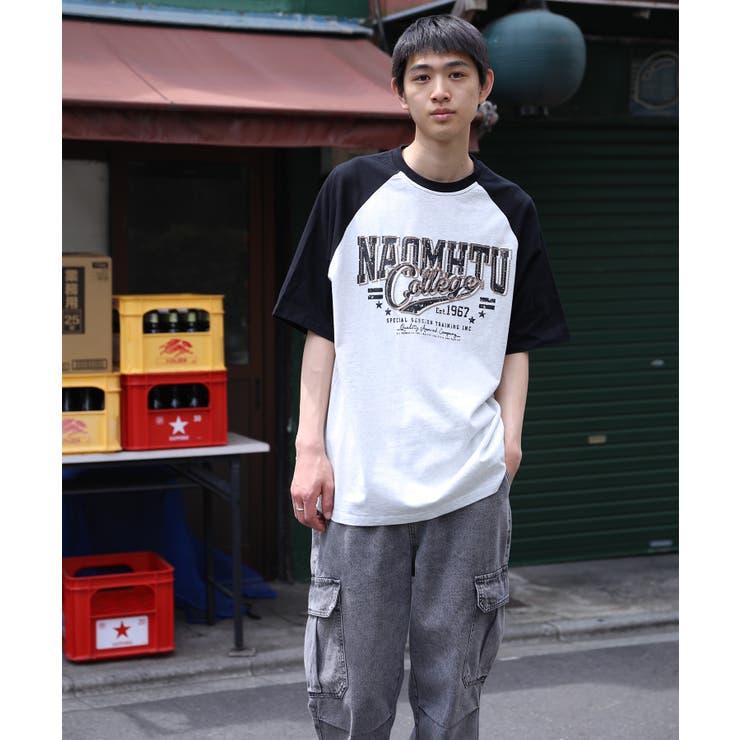 HOOK  select アメカジ英字プリントラグランスリーブビッグTEE | HOOK | 詳細画像10 