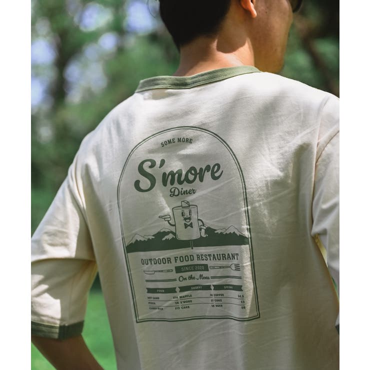 S'more diner ringer T-shirt【SS】 | aimoha  | 詳細画像1 