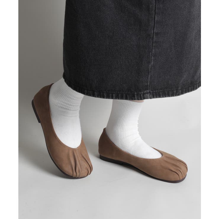 ベージュ | 【shoes365】装飾しわパンプス | aimoha 