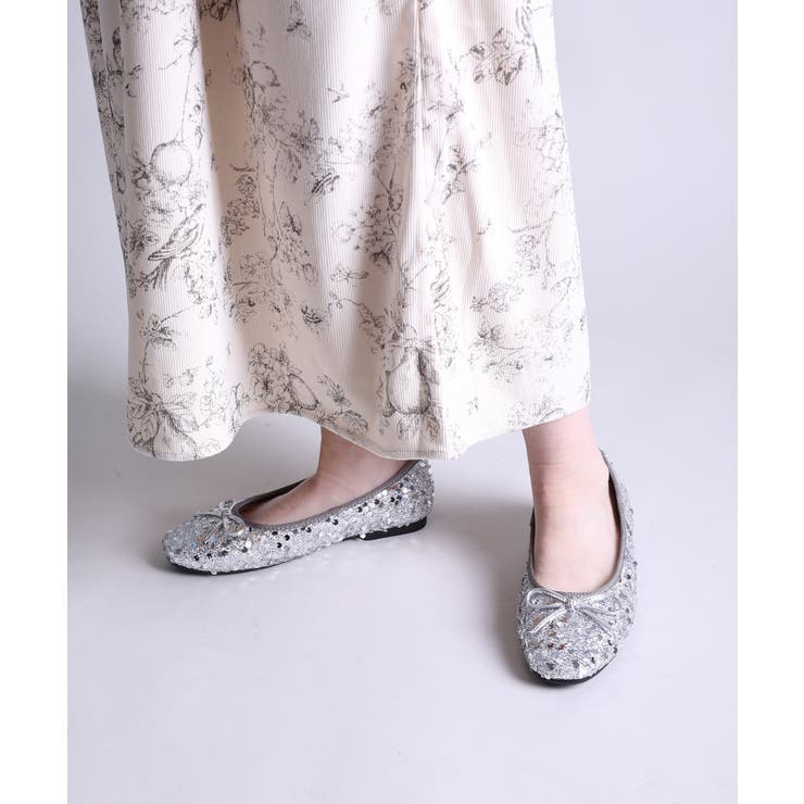 【shoes365】スパンコールバレエシューズ パンプス 靴 | aimoha  | 詳細画像2 