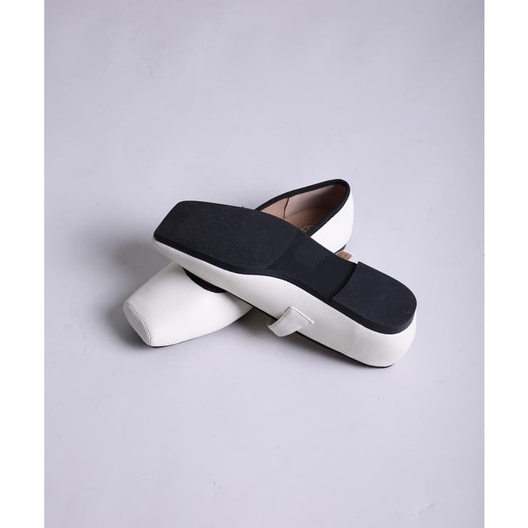 【shoes365】スクエアトゥのバックル付きパンプス | aimoha  | 詳細画像3 