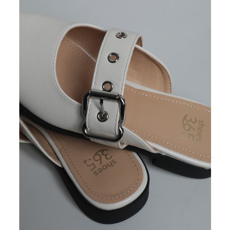 【shoes365】ベルトデザインスリッパ風パンプス 靴 シューズ | aimoha  | 詳細画像18 