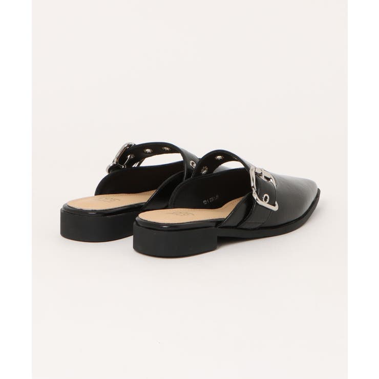 【shoes365】ベルトデザインスリッパ風パンプス 靴 シューズ | aimoha  | 詳細画像2 