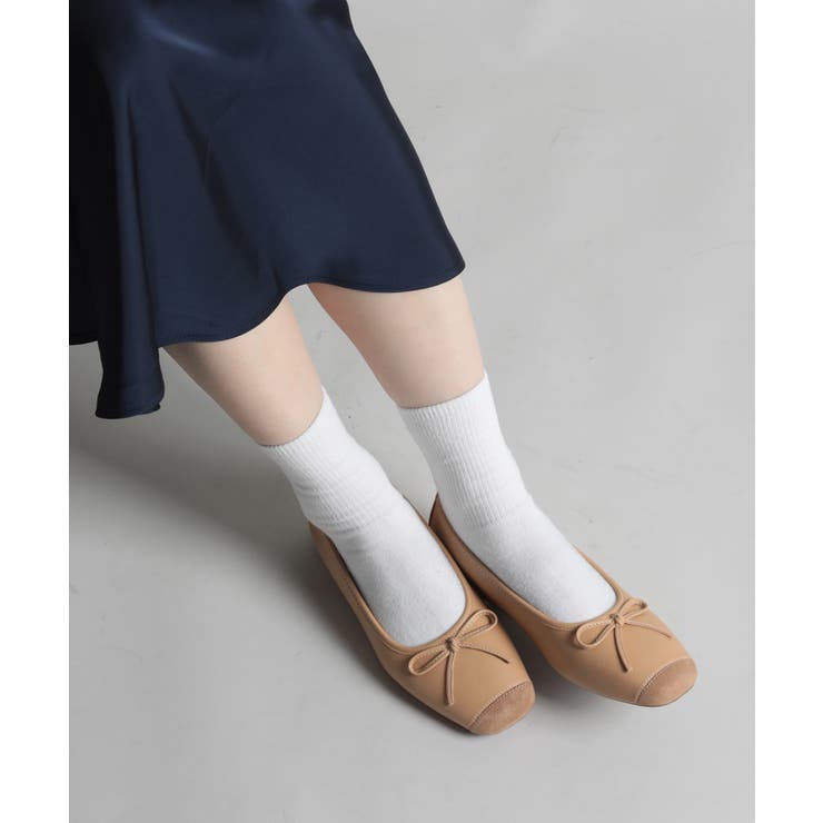 【shoes365】切り替えトゥバレエパンプス 靴 | aimoha  | 詳細画像5 