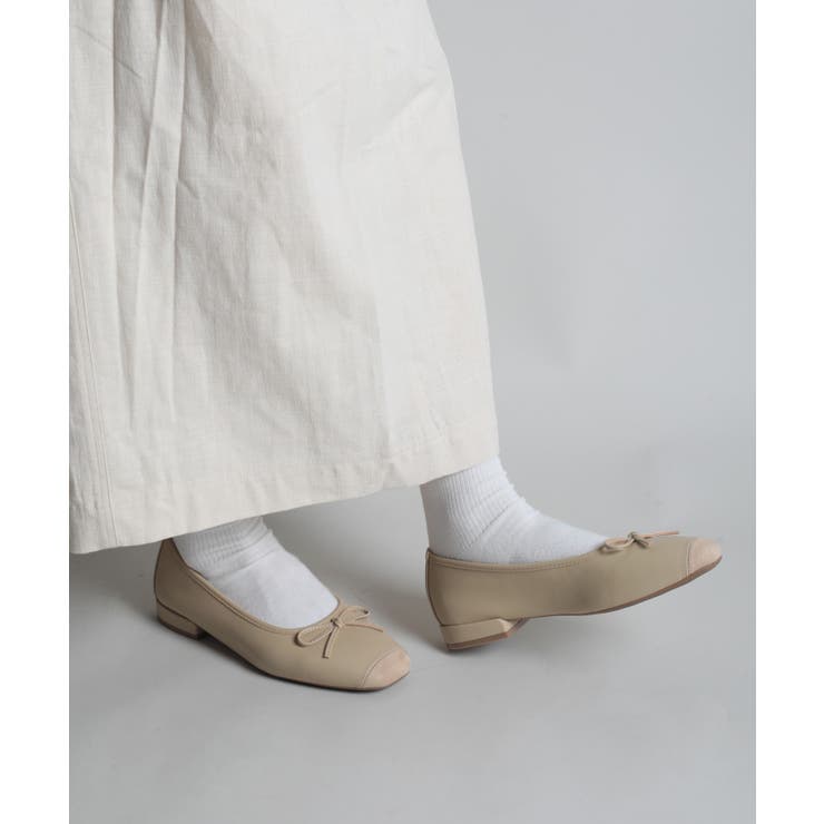 【shoes365】切り替えトゥバレエパンプス 靴 | aimoha  | 詳細画像3 