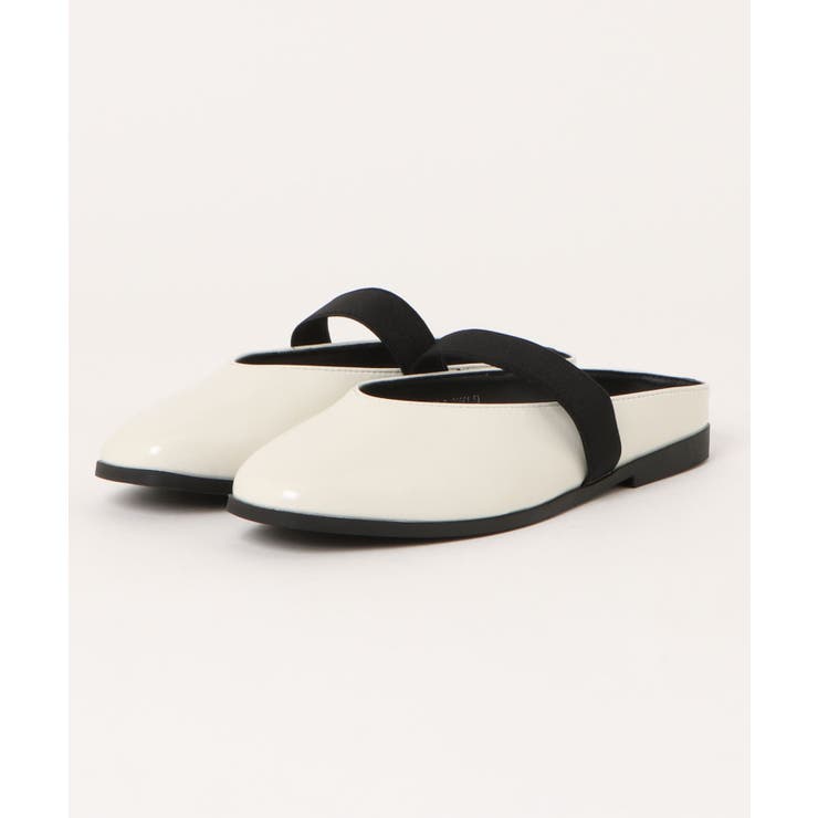 【shoes365】ゴムバンド付きスリッパー風パンプス 靴 シューズ  | aimoha  | 詳細画像2 