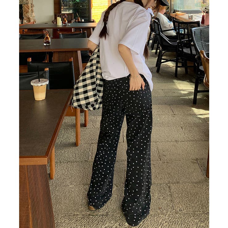 フラワーロングパンツ | aimoha  | 詳細画像8 