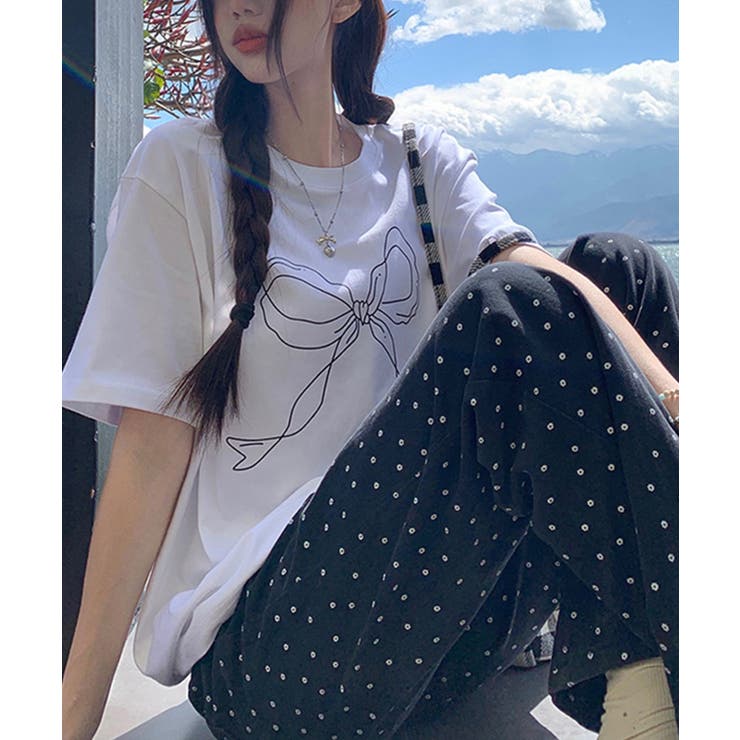 フラワーロングパンツ | aimoha  | 詳細画像3 