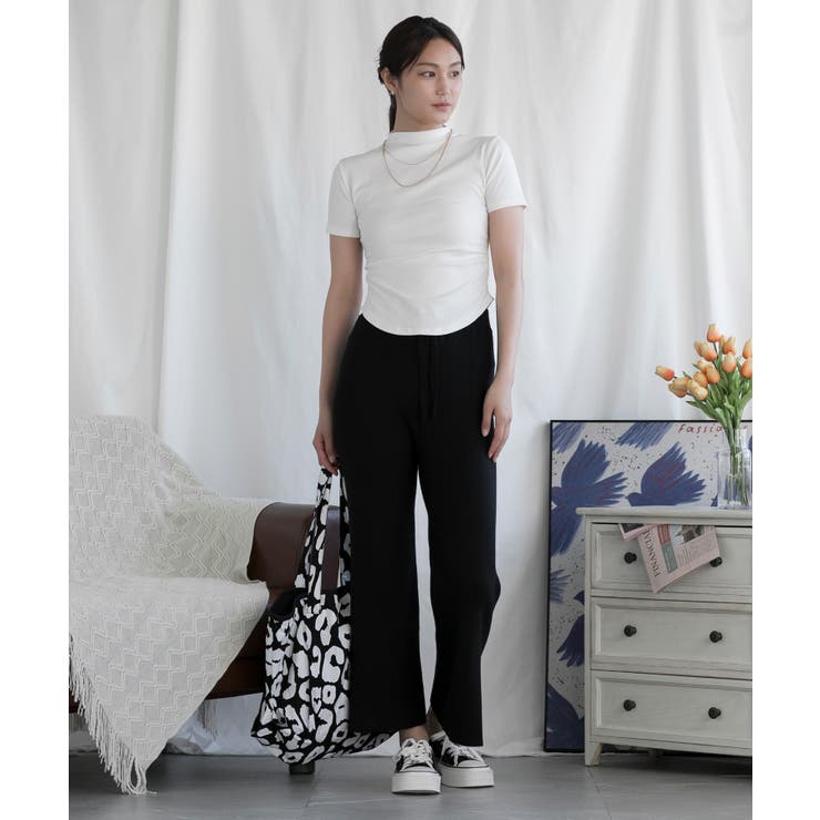 Tシャツ フェミニン半袖トップス レディース【SS】 | aimoha  | 詳細画像12 