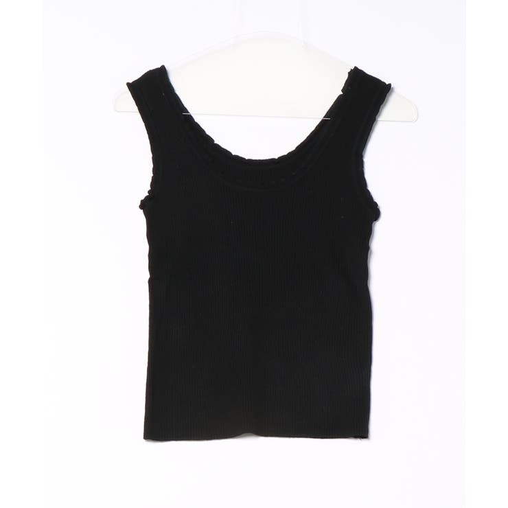 ブラック | 【Aimoha】タンクトップ トップス インナー シアーシャツ | aimoha 