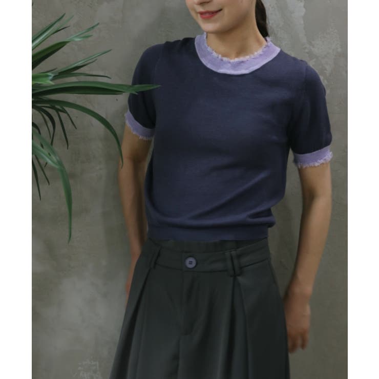 【Aimoha】クルーネック半袖トップス Tシャツ【SS】 | aimoha  | 詳細画像18 