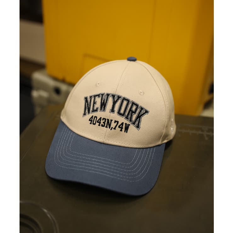 グレー(前芯あり) | HOOK -original- バイカラーアメカジ刺繍キャップ | HOOK