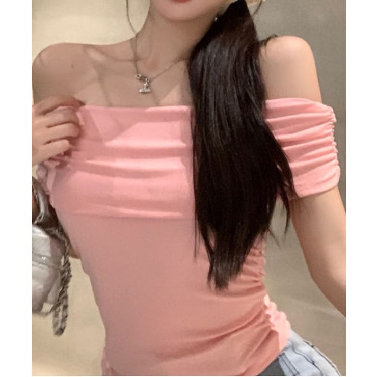 【Jasmine】オフショル半袖カットソートップス Jasmine Grandi… | aimoha  | 詳細画像19 