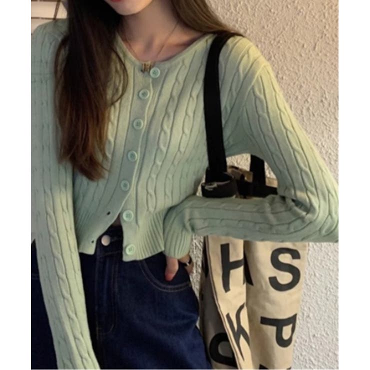 【Jasmine】ケーブル編みニットカーディガン Jasmine Grandif… | aimoha  | 詳細画像8 