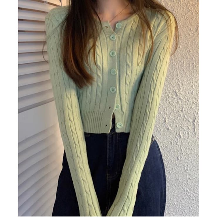 【Jasmine】ケーブル編みニットカーディガン Jasmine Grandif… | aimoha  | 詳細画像17 