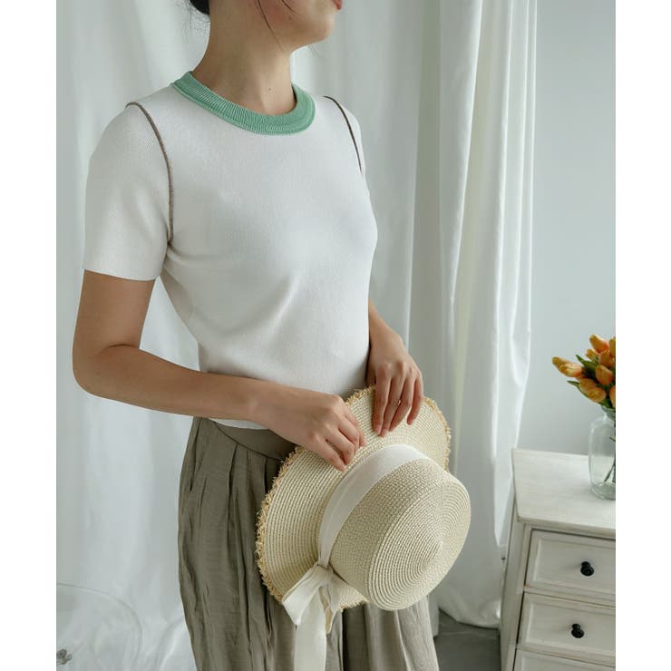 カラフルバインダーネックTシャツ【SS】 | aimoha  | 詳細画像13 