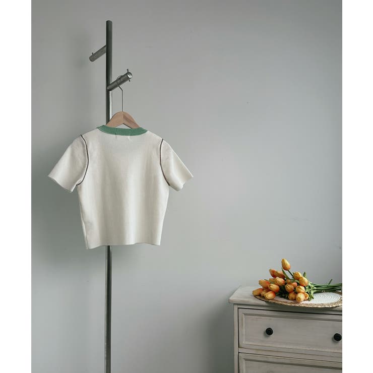 カラフルバインダーネックTシャツ【SS】 | aimoha  | 詳細画像14 