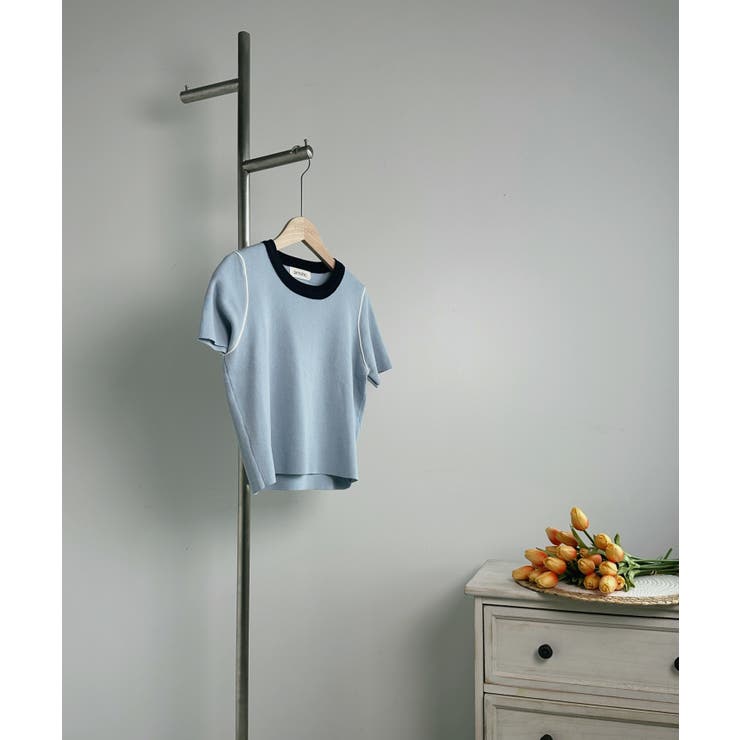 カラフルバインダーネックTシャツ【SS】 | aimoha  | 詳細画像15 