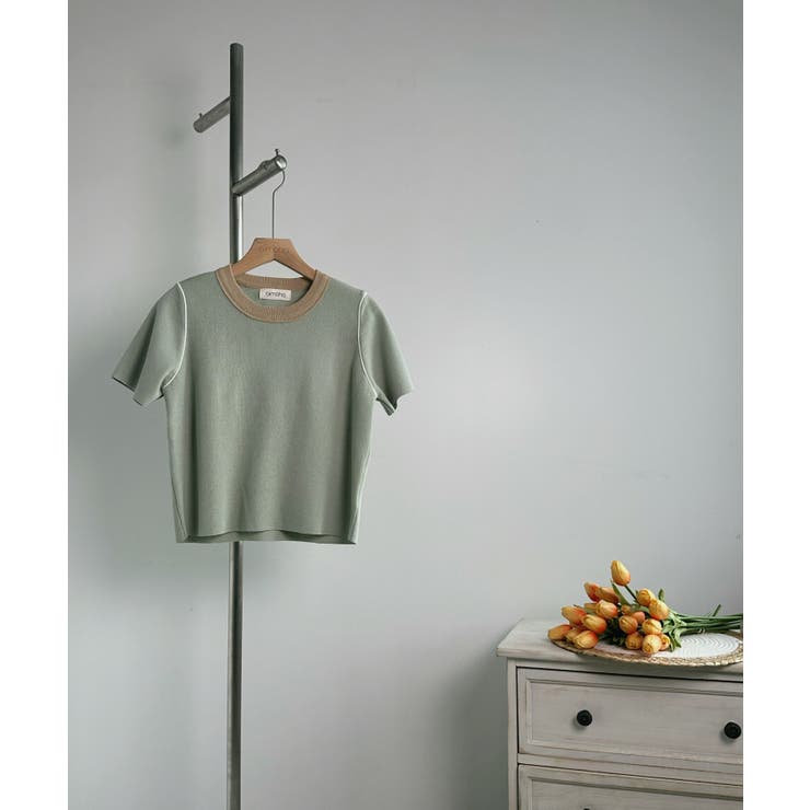 カラフルバインダーネックTシャツ【SS】 | aimoha  | 詳細画像18 