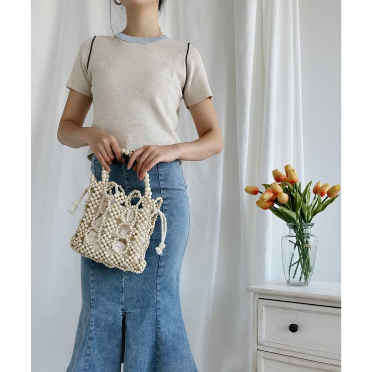 カラフルバインダーネックTシャツ【SS】 | aimoha  | 詳細画像2 