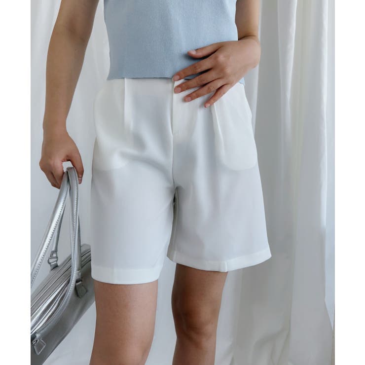 薄手ハイウエストショートパンツ【SS】 | aimoha  | 詳細画像2 
