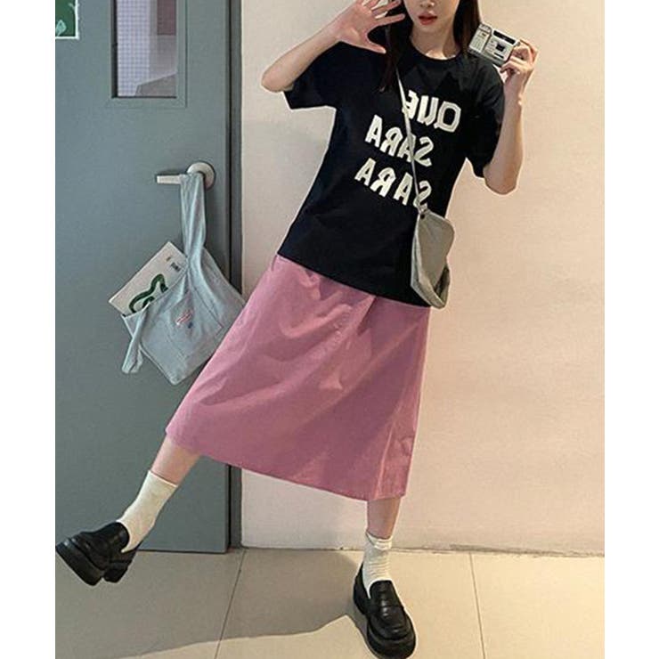 BIGシルエットプリント半袖Tシャツ【SS】 | aimoha  | 詳細画像9 
