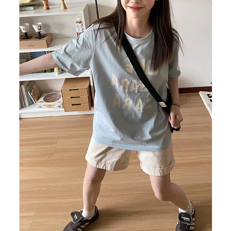 BIGシルエットプリント半袖Tシャツ【SS】 | aimoha  | 詳細画像17 