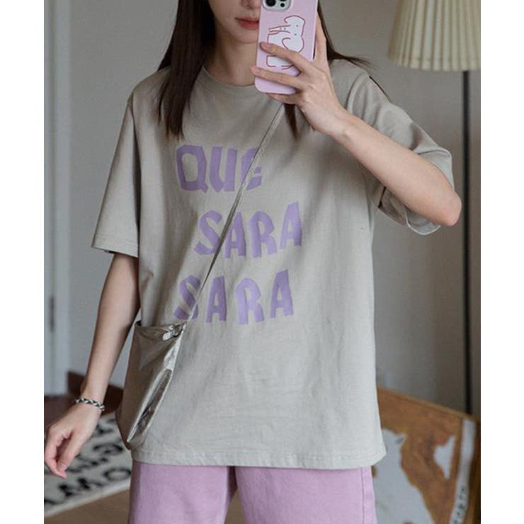 BIGシルエットプリント半袖Tシャツ【SS】 | aimoha  | 詳細画像12 