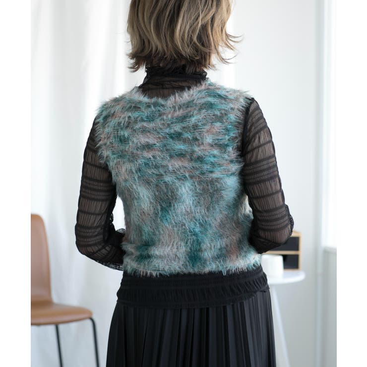 ◯【BANICO】ミックスカラーベスト | aimoha  | 詳細画像5 