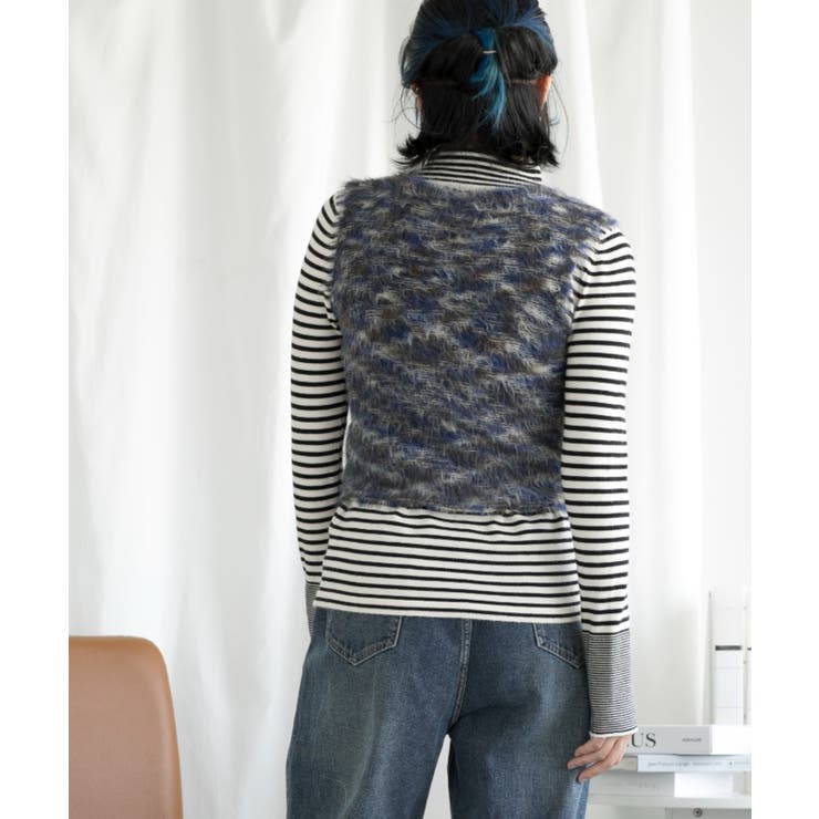 ◯【BANICO】ミックスカラーベスト | aimoha  | 詳細画像9 