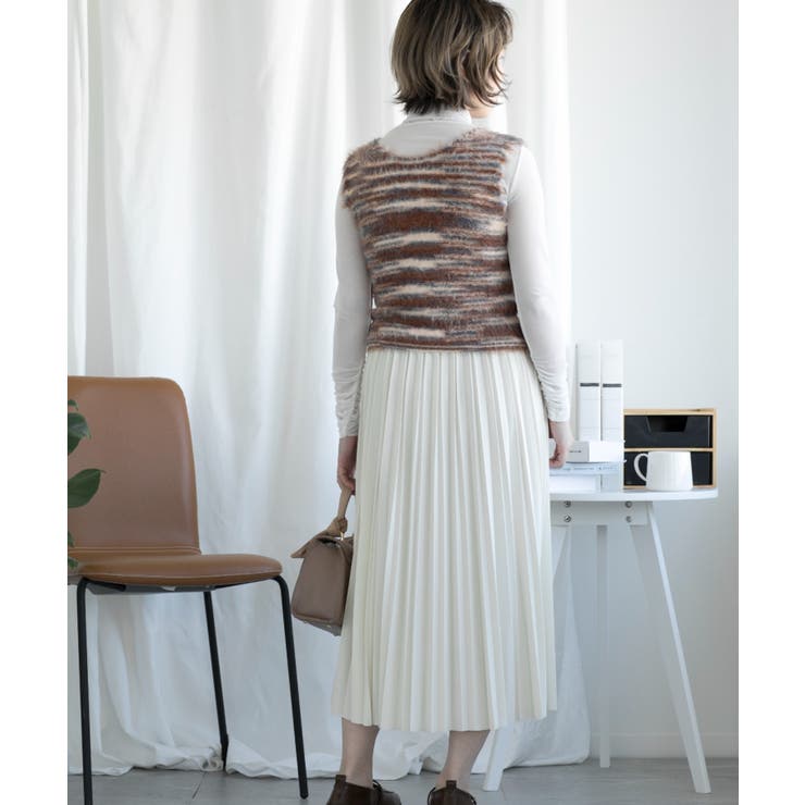 ◯【BANICO】ミックスカラーベスト | aimoha  | 詳細画像12 